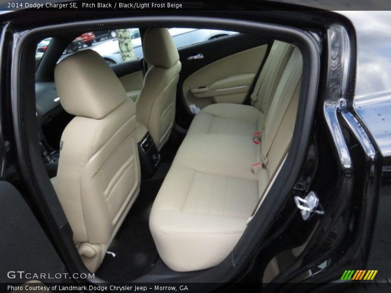 Pitch Black / Black/Light Frost Beige 2014 Dodge Charger SE
