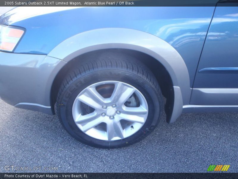 Atlantic Blue Pearl / Off Black 2005 Subaru Outback 2.5XT Limited Wagon