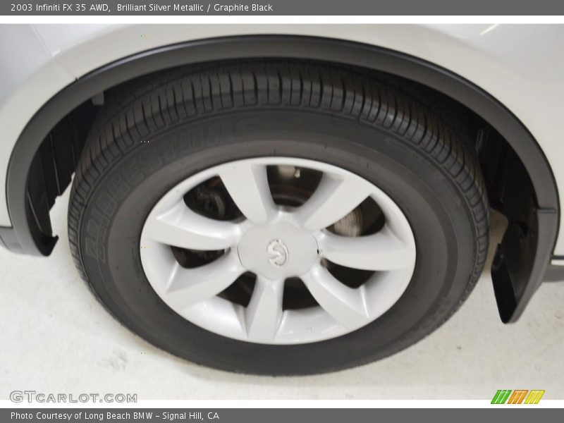 Brilliant Silver Metallic / Graphite Black 2003 Infiniti FX 35 AWD