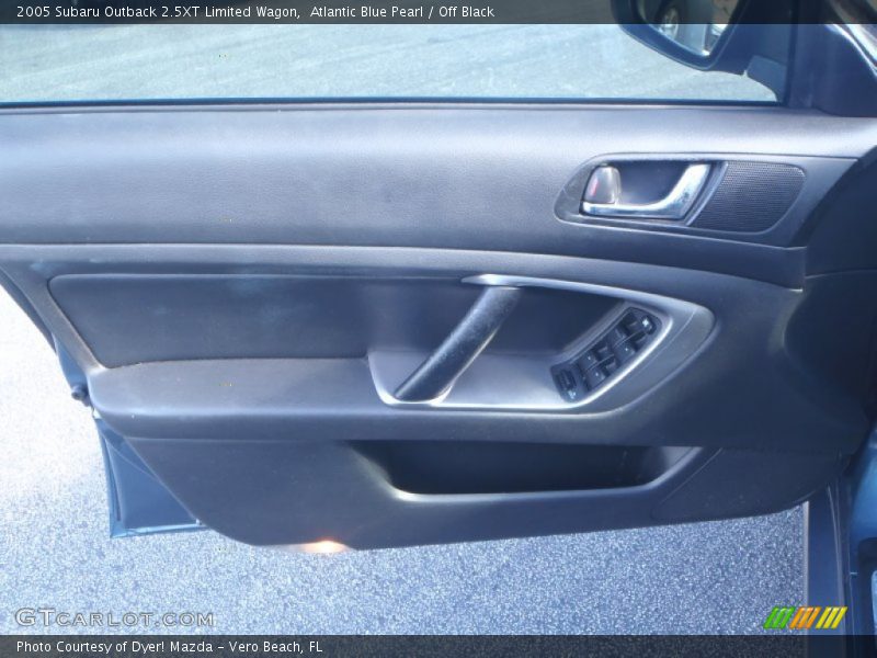 Atlantic Blue Pearl / Off Black 2005 Subaru Outback 2.5XT Limited Wagon