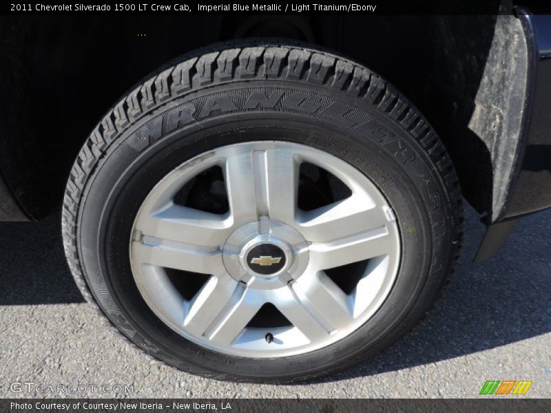 Imperial Blue Metallic / Light Titanium/Ebony 2011 Chevrolet Silverado 1500 LT Crew Cab