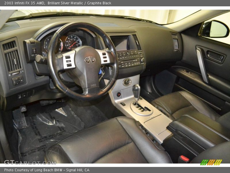 Brilliant Silver Metallic / Graphite Black 2003 Infiniti FX 35 AWD