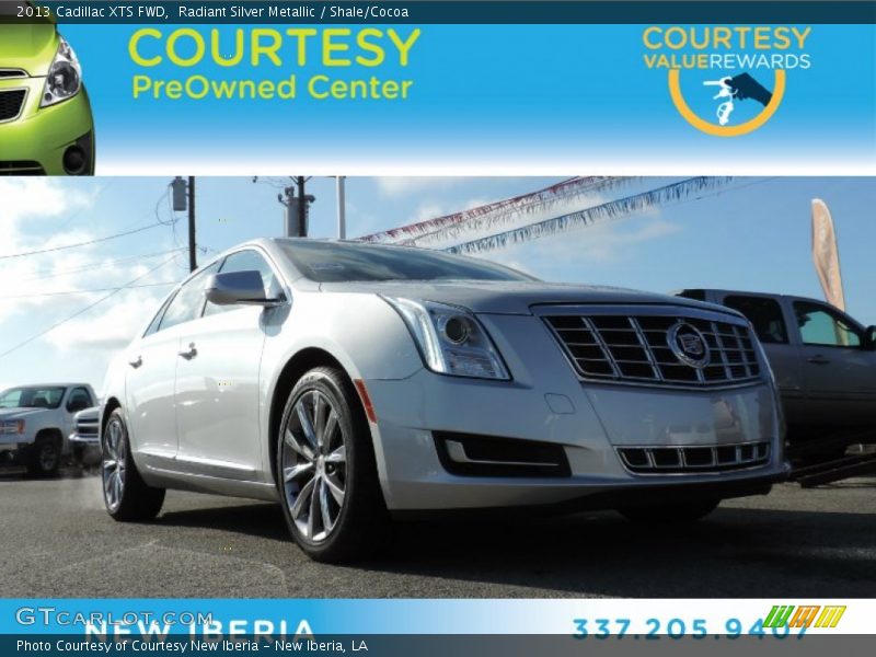 Radiant Silver Metallic / Shale/Cocoa 2013 Cadillac XTS FWD