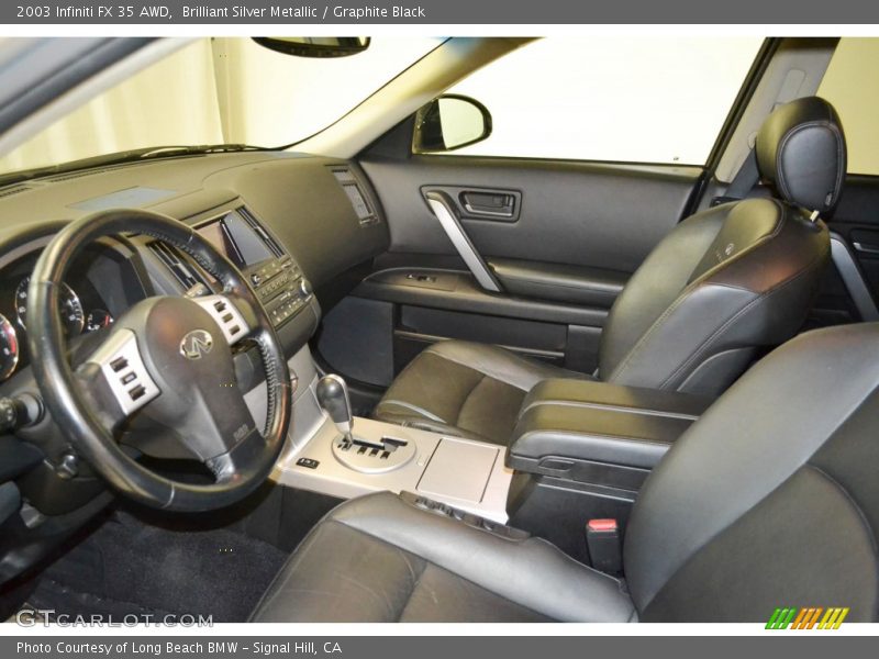 Brilliant Silver Metallic / Graphite Black 2003 Infiniti FX 35 AWD