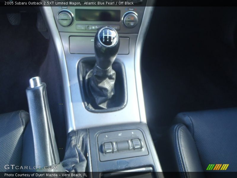 Atlantic Blue Pearl / Off Black 2005 Subaru Outback 2.5XT Limited Wagon