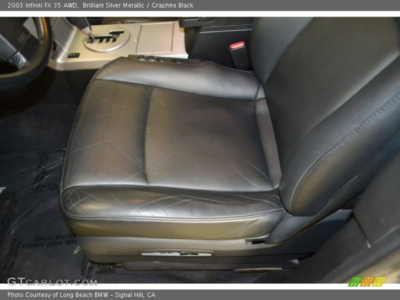 Brilliant Silver Metallic / Graphite Black 2003 Infiniti FX 35 AWD