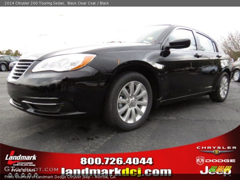 Black Clear Coat / Black 2014 Chrysler 200 Touring Sedan