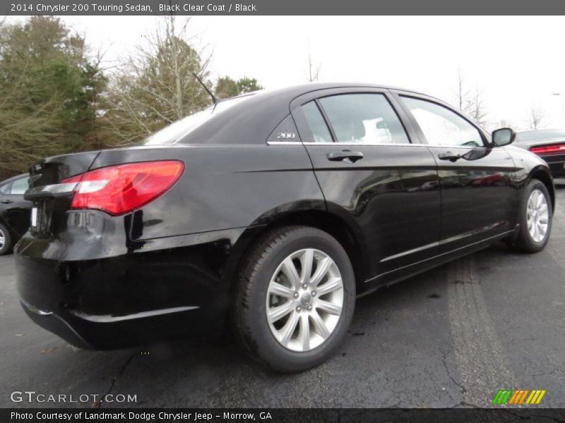 Black Clear Coat / Black 2014 Chrysler 200 Touring Sedan