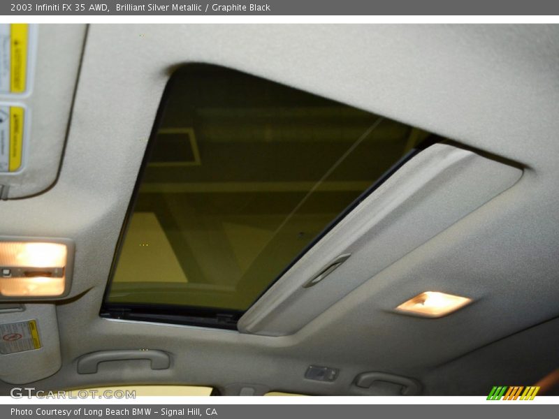 Brilliant Silver Metallic / Graphite Black 2003 Infiniti FX 35 AWD