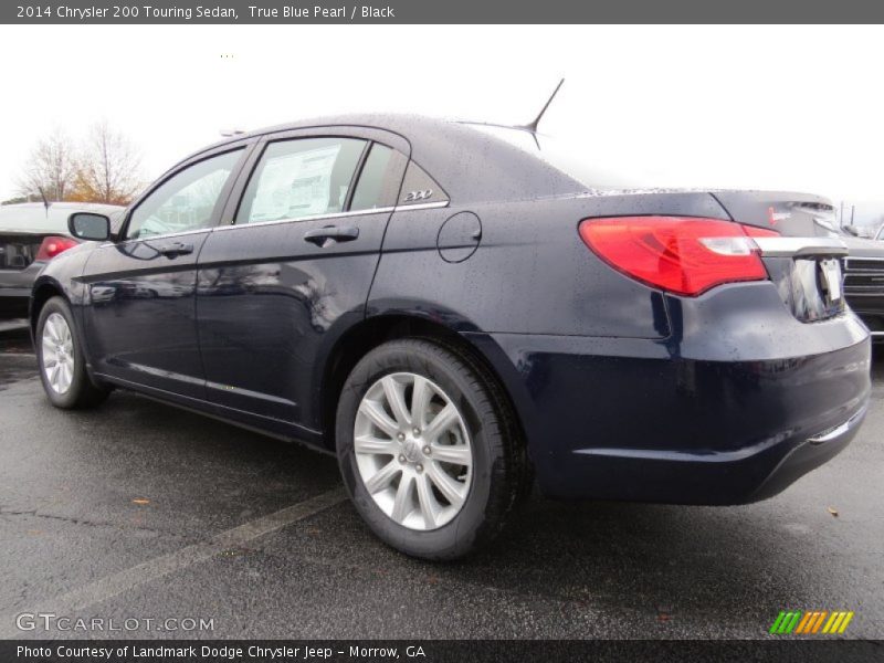 True Blue Pearl / Black 2014 Chrysler 200 Touring Sedan
