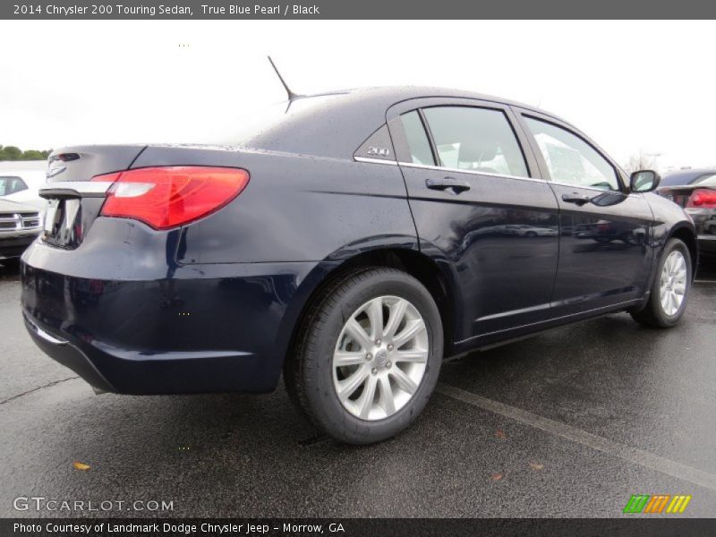 True Blue Pearl / Black 2014 Chrysler 200 Touring Sedan