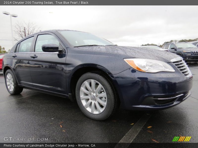 True Blue Pearl / Black 2014 Chrysler 200 Touring Sedan
