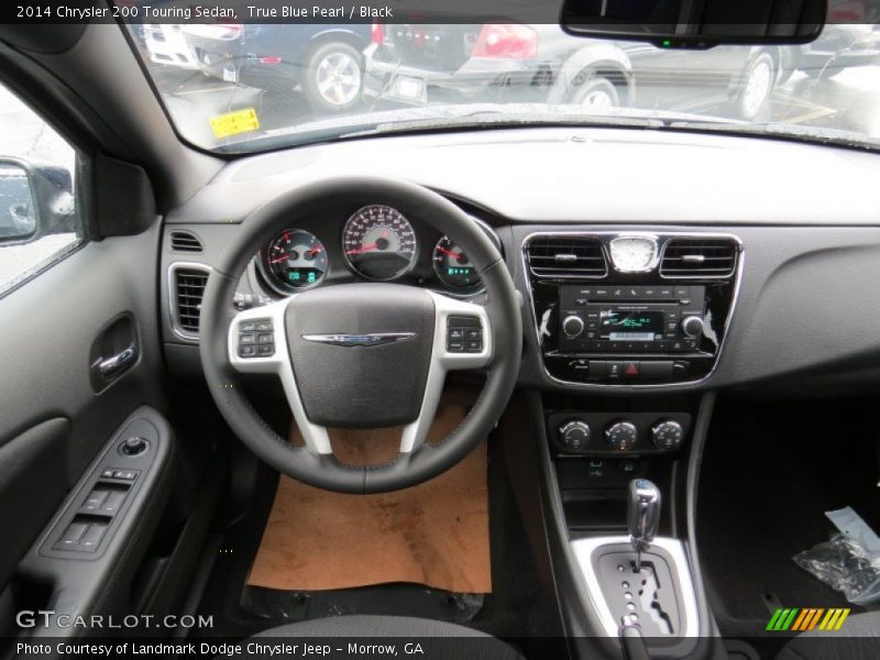 True Blue Pearl / Black 2014 Chrysler 200 Touring Sedan