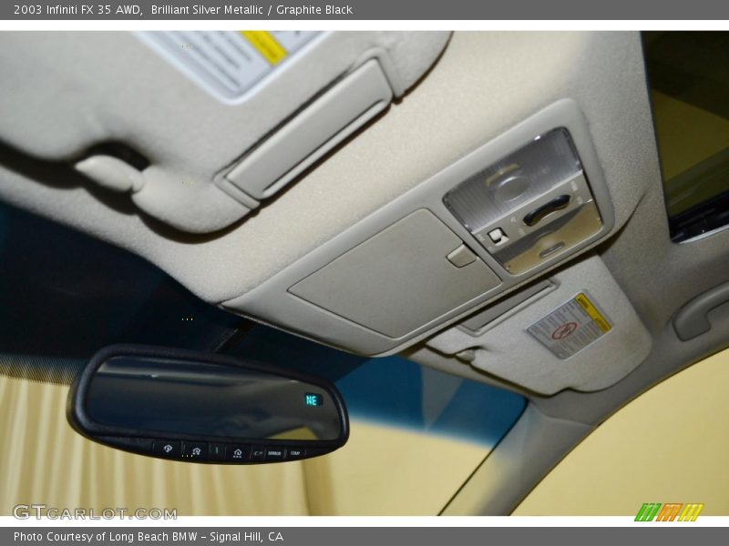 Brilliant Silver Metallic / Graphite Black 2003 Infiniti FX 35 AWD