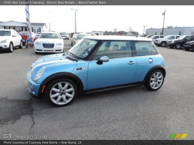 Electric Blue Metallic / Black/Panther Black 2005 Mini Cooper S Hardtop