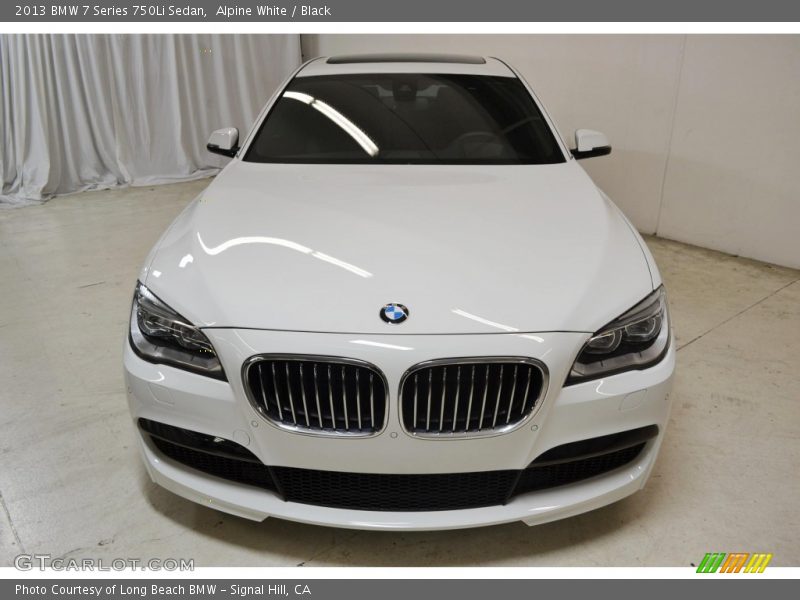 Alpine White / Black 2013 BMW 7 Series 750Li Sedan