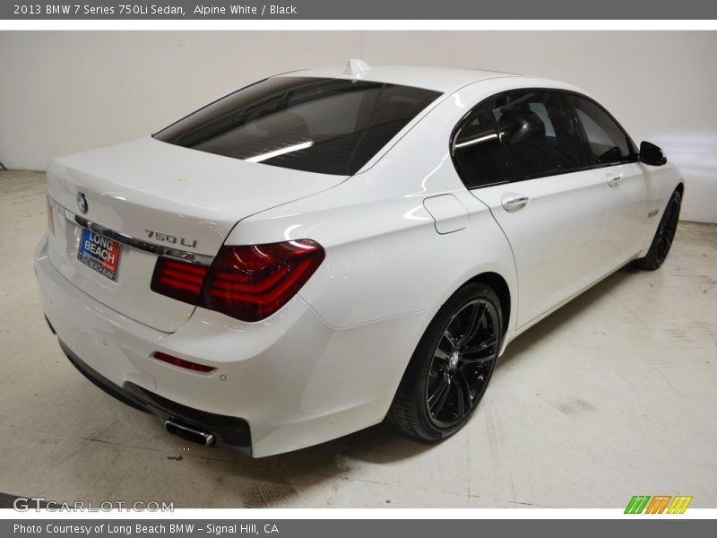 Alpine White / Black 2013 BMW 7 Series 750Li Sedan