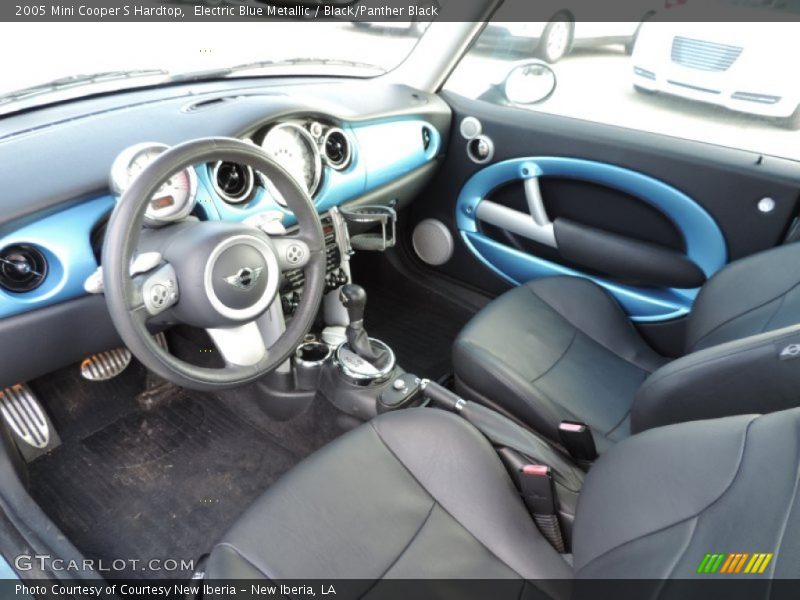 Electric Blue Metallic / Black/Panther Black 2005 Mini Cooper S Hardtop