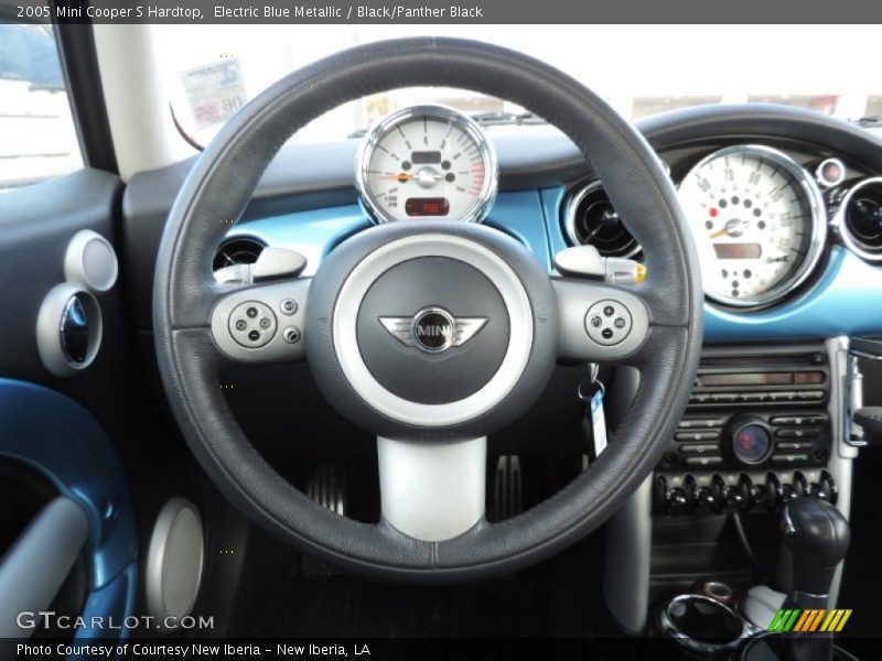 Electric Blue Metallic / Black/Panther Black 2005 Mini Cooper S Hardtop