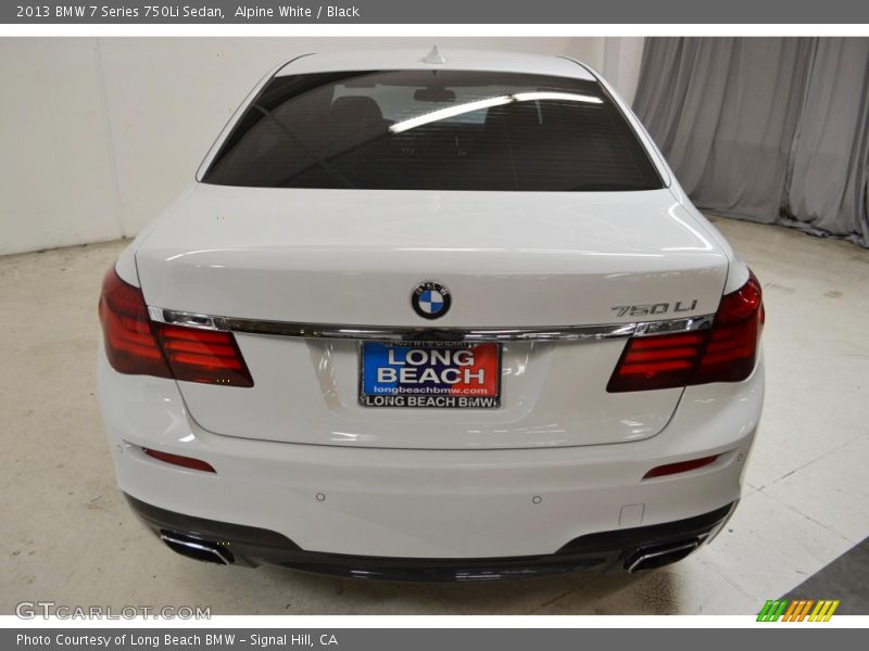 Alpine White / Black 2013 BMW 7 Series 750Li Sedan