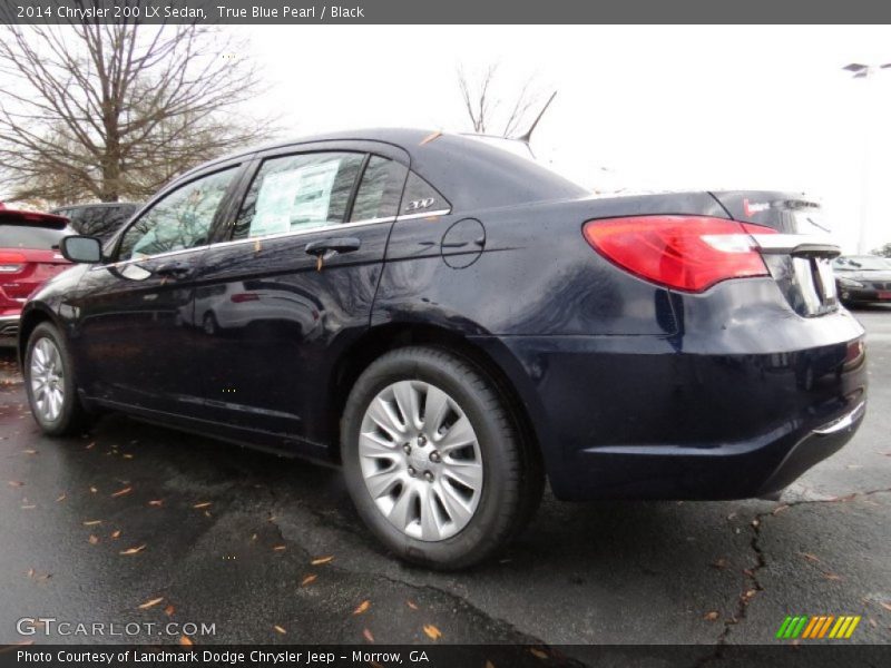 True Blue Pearl / Black 2014 Chrysler 200 LX Sedan