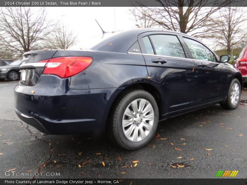 True Blue Pearl / Black 2014 Chrysler 200 LX Sedan