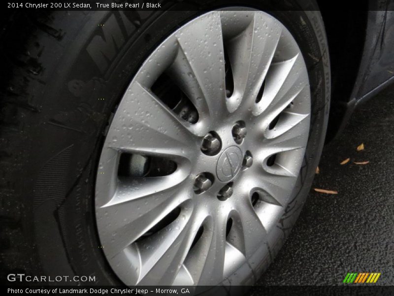 True Blue Pearl / Black 2014 Chrysler 200 LX Sedan