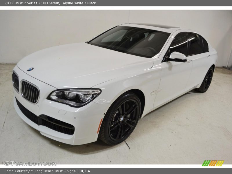Alpine White / Black 2013 BMW 7 Series 750Li Sedan