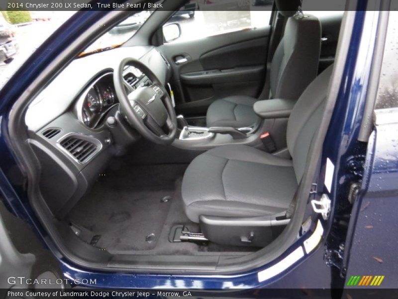 True Blue Pearl / Black 2014 Chrysler 200 LX Sedan