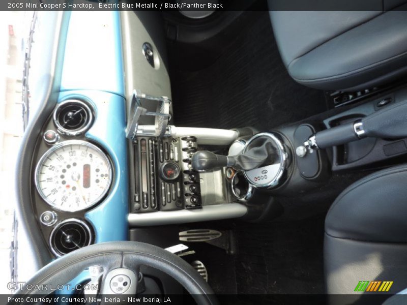 Electric Blue Metallic / Black/Panther Black 2005 Mini Cooper S Hardtop