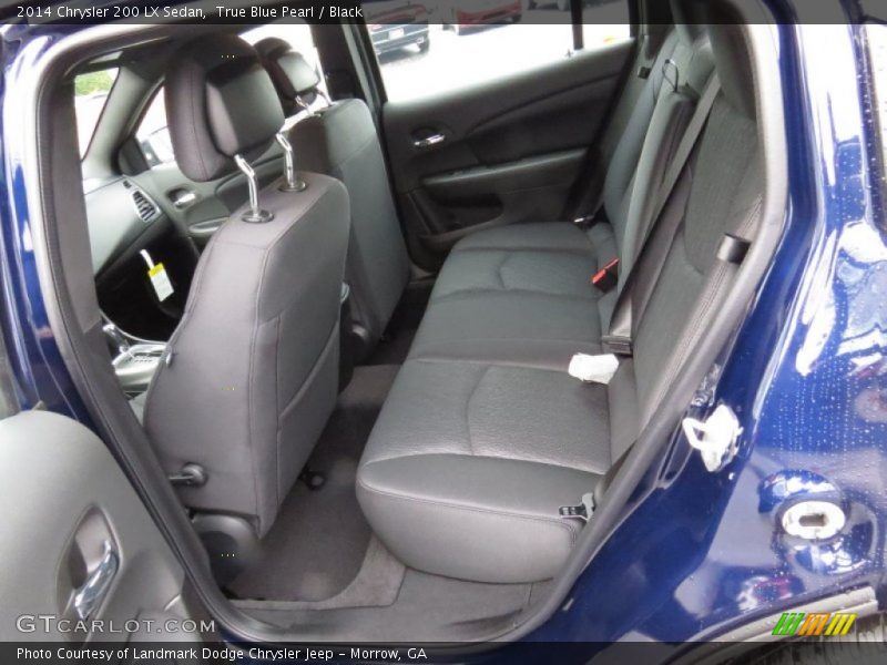 True Blue Pearl / Black 2014 Chrysler 200 LX Sedan
