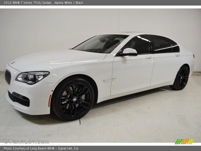 Alpine White / Black 2013 BMW 7 Series 750Li Sedan