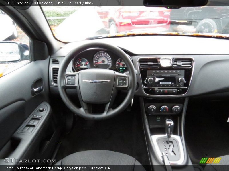 True Blue Pearl / Black 2014 Chrysler 200 LX Sedan