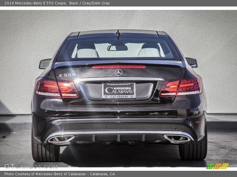 Black / Gray/Dark Gray 2014 Mercedes-Benz E 550 Coupe