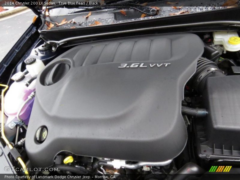 True Blue Pearl / Black 2014 Chrysler 200 LX Sedan