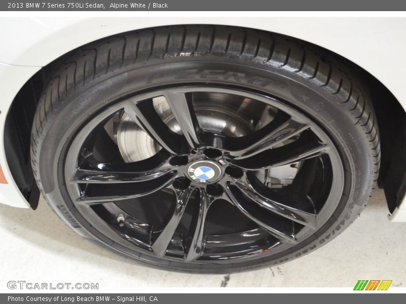 Alpine White / Black 2013 BMW 7 Series 750Li Sedan