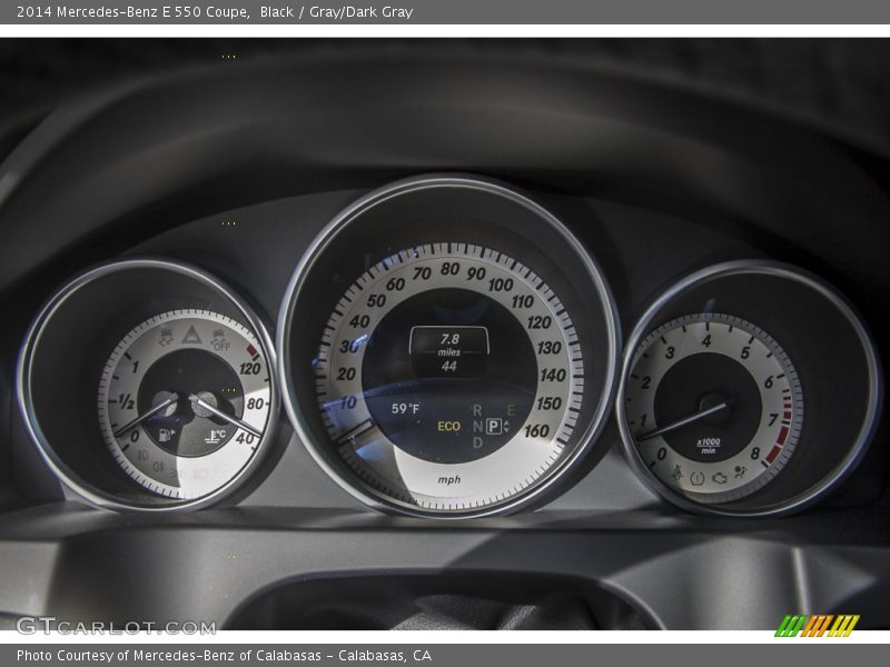  2014 E 550 Coupe 550 Coupe Gauges