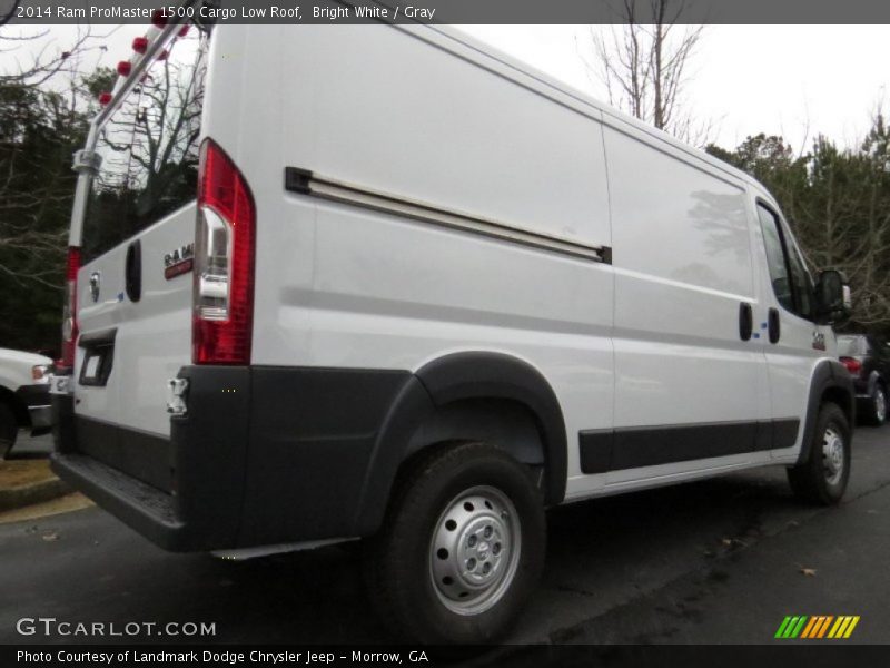 Bright White / Gray 2014 Ram ProMaster 1500 Cargo Low Roof