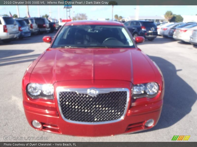 Inferno Red Crystal Pearl / Dark Slate Gray 2010 Chrysler 300 300S V6