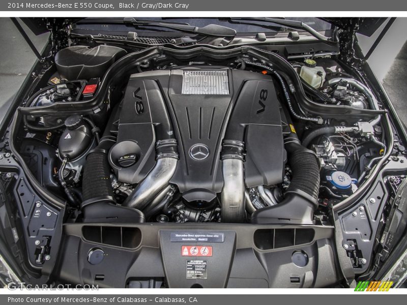  2014 E 550 Coupe Engine - 4.6 Liter Twin-Turbocharged DOHC 32-Valve VVT V8