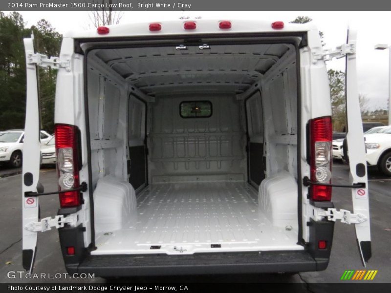 Bright White / Gray 2014 Ram ProMaster 1500 Cargo Low Roof