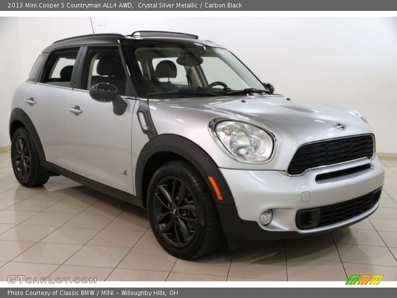 Crystal Silver Metallic / Carbon Black 2013 Mini Cooper S Countryman ALL4 AWD