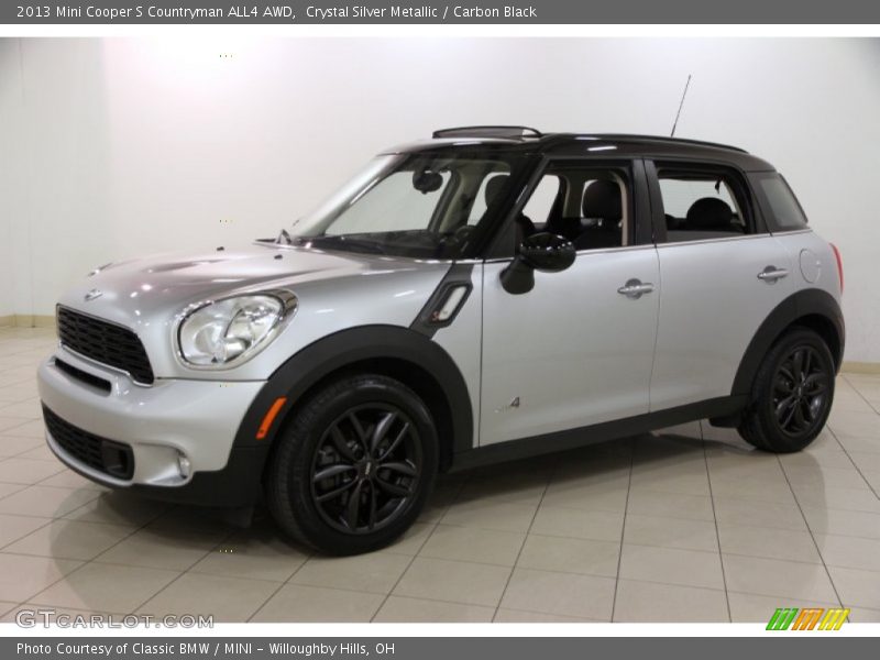 Crystal Silver Metallic / Carbon Black 2013 Mini Cooper S Countryman ALL4 AWD