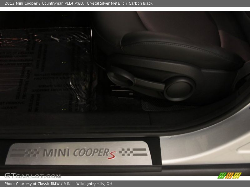 Crystal Silver Metallic / Carbon Black 2013 Mini Cooper S Countryman ALL4 AWD