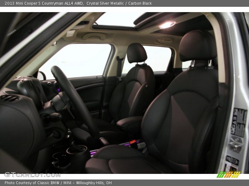 Crystal Silver Metallic / Carbon Black 2013 Mini Cooper S Countryman ALL4 AWD
