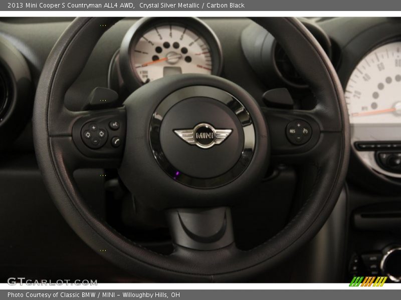 Crystal Silver Metallic / Carbon Black 2013 Mini Cooper S Countryman ALL4 AWD
