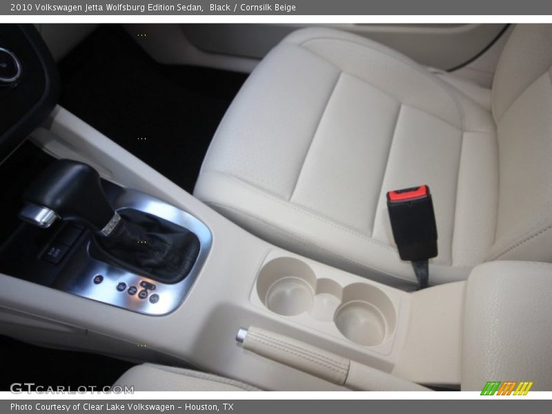 Black / Cornsilk Beige 2010 Volkswagen Jetta Wolfsburg Edition Sedan