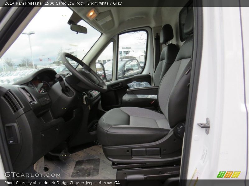 Bright White / Gray 2014 Ram ProMaster 1500 Cargo Low Roof