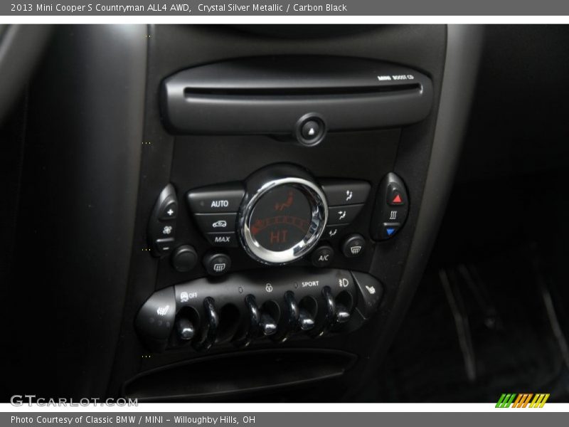 Crystal Silver Metallic / Carbon Black 2013 Mini Cooper S Countryman ALL4 AWD