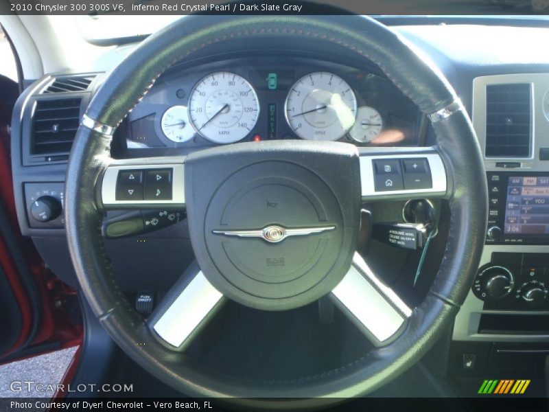 Inferno Red Crystal Pearl / Dark Slate Gray 2010 Chrysler 300 300S V6